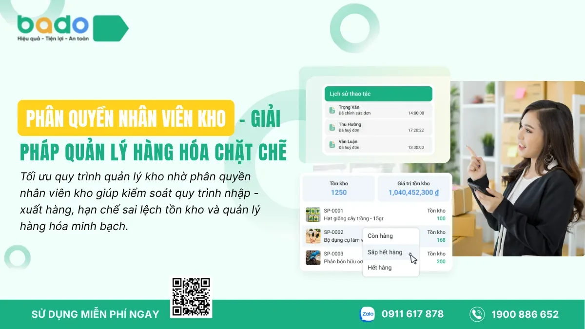 Phân Quyền Nhân Viên Kho - Giải Pháp Quản Lý Hàng Hóa Chặt Chẽ